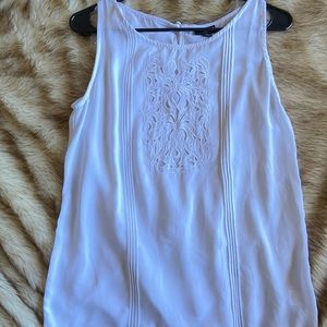 NWOT Ana Detailed Cutout Tank Top